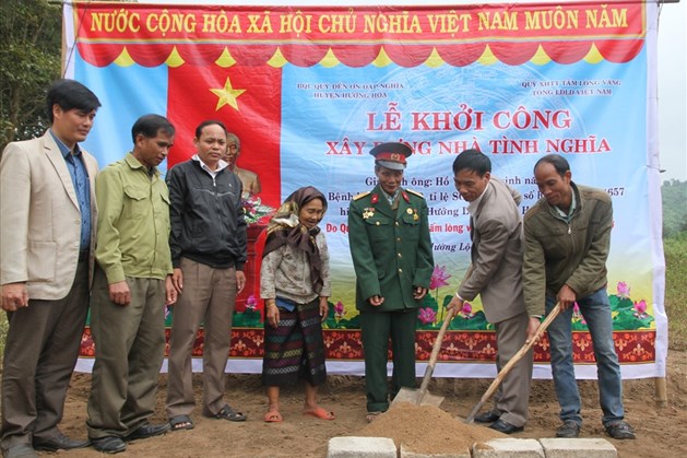 Quỹ TLV Lao Động: Xây dựng nhà tình nghĩa cho cựu binh từng chiến đấu bảo vệ Khe Sanh