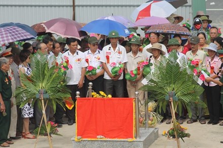 Lần đầu tiên đại gia đình Gạc Ma “sum họp” tại công trình khu tưởng niệm