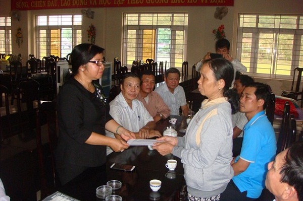 Quỹ Tấm lòng vàng Lao Động hỗ trợ người dân Phú Yên